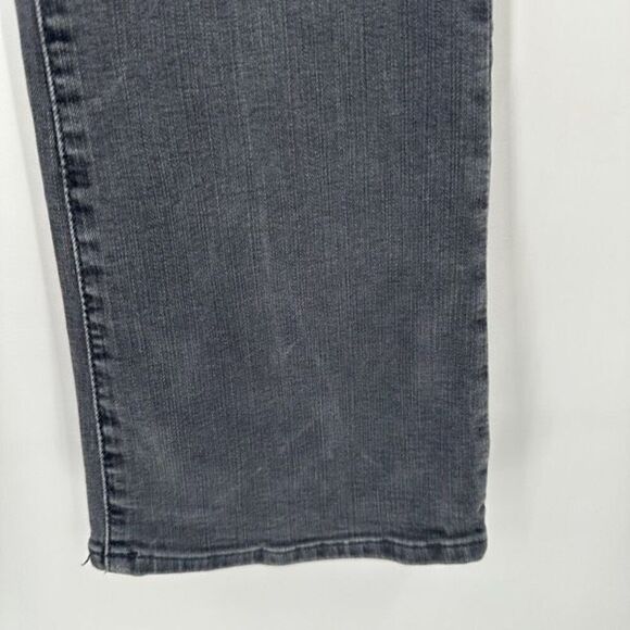 Madewell Cali Demi-Boot Jeans Bellspring Charcoal Black Button Fly Size 26 - Picture 13 of 13